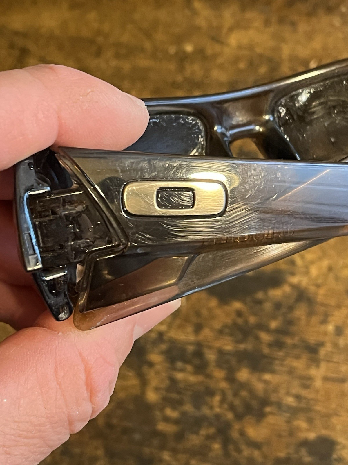 Oakley Gascan Transparent Sunglasses. Frame Only READ