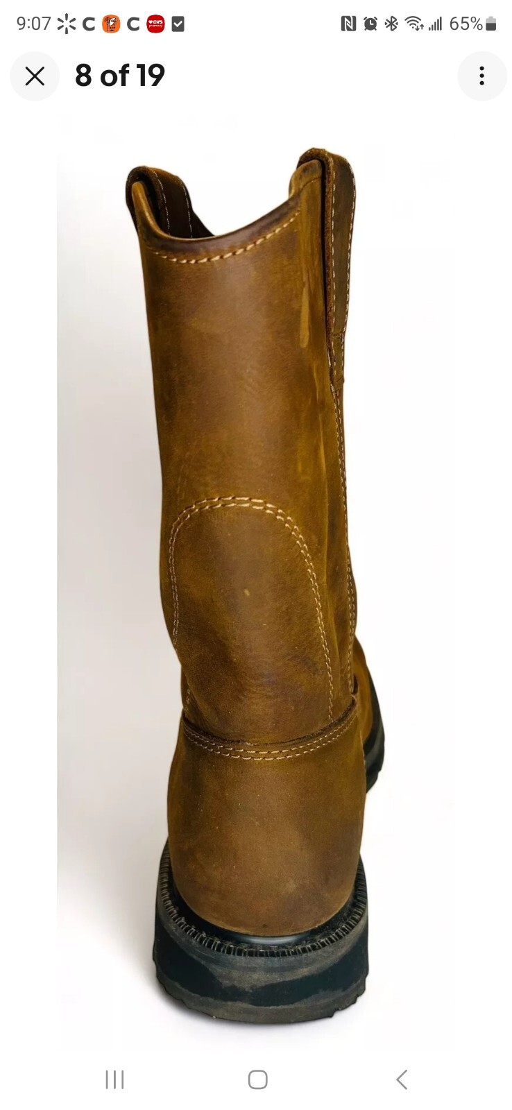 Wolverine Mens Wellington W04727 Brown Mid-Calf Western Boots 13 ExtraWideWidth
