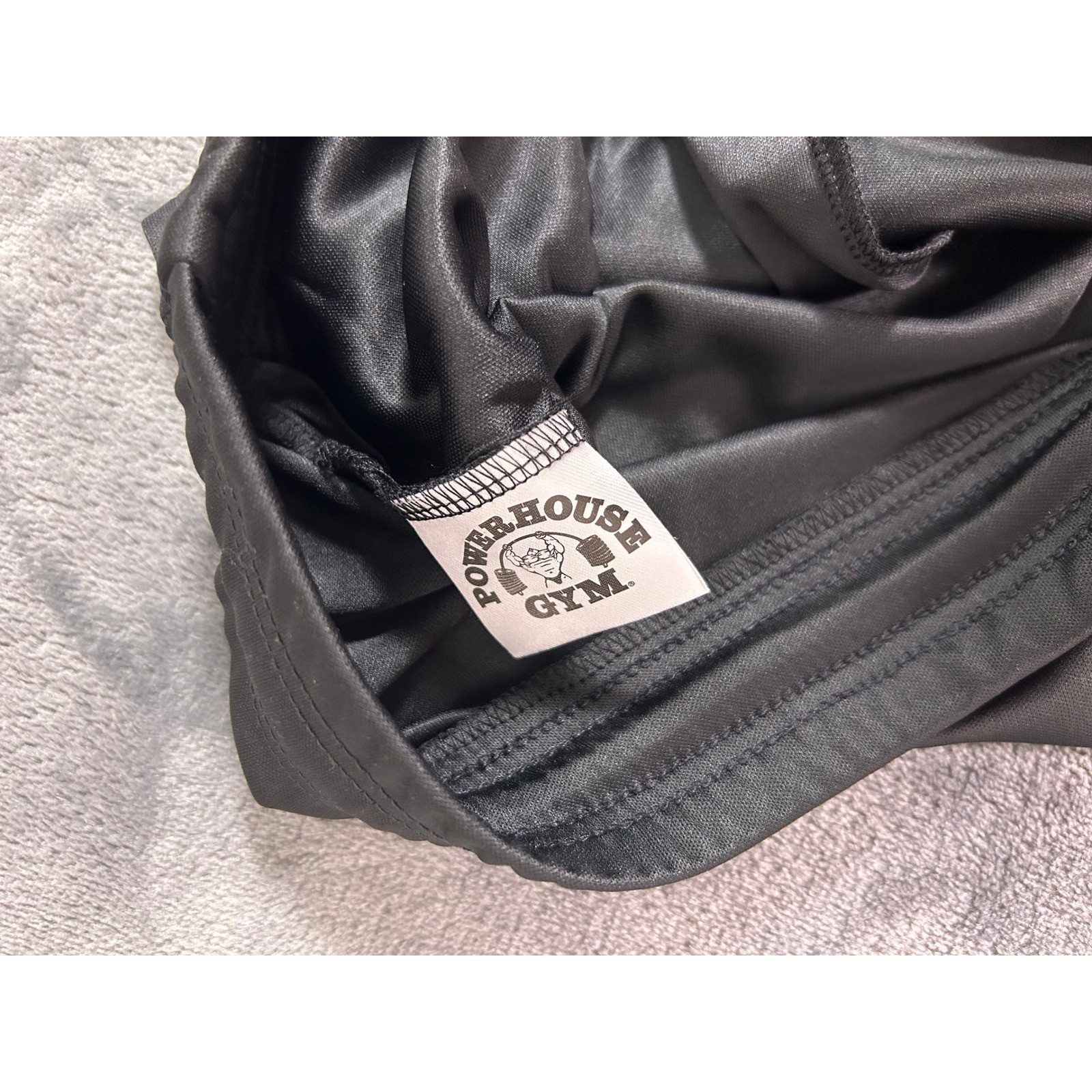 Y2K Powerhouse Gym Men’s Performance Training Shorts XL Black Athletic NWT