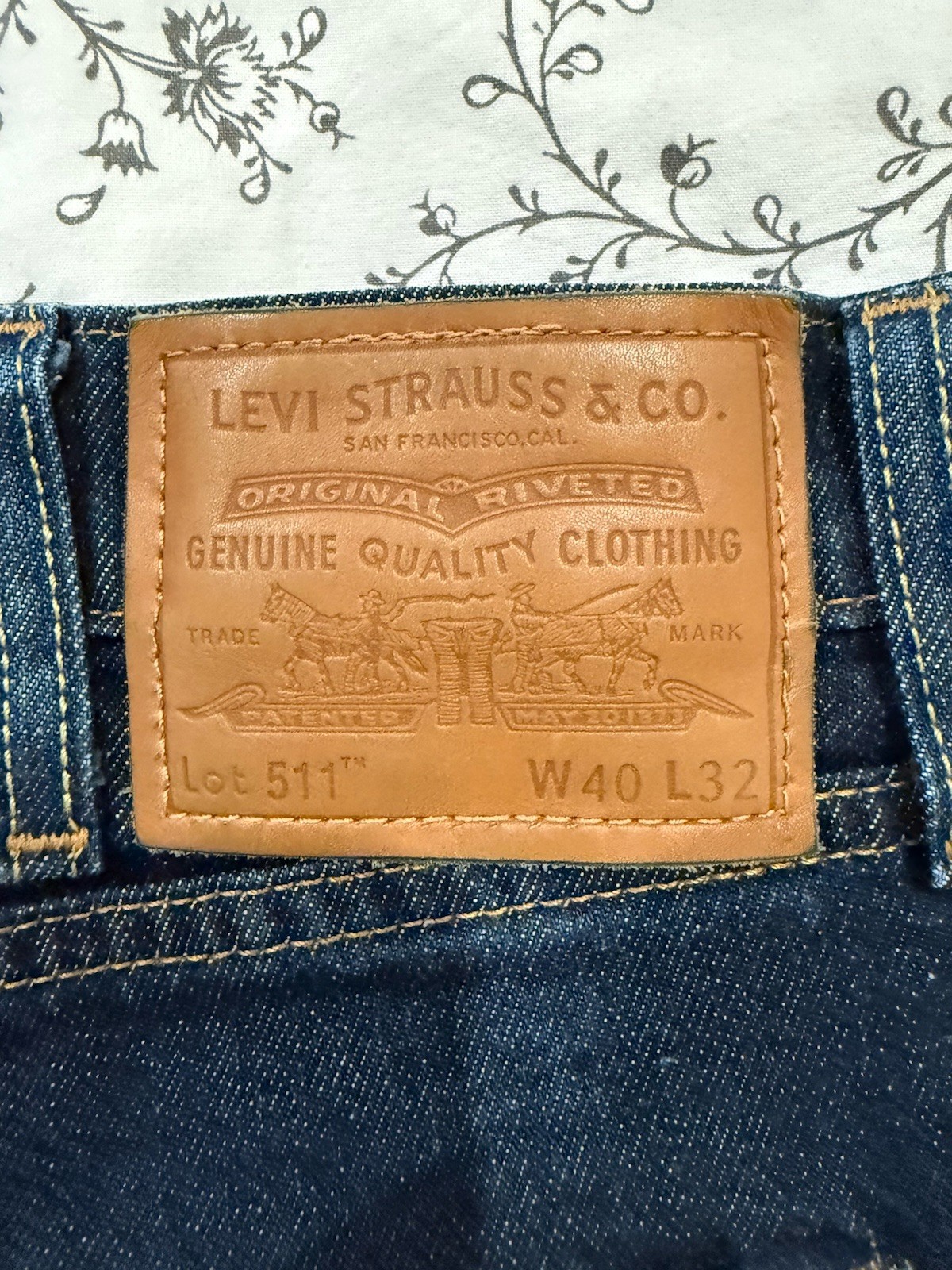 Levi’s Premium 511 slim Fit Jeans 40×32
