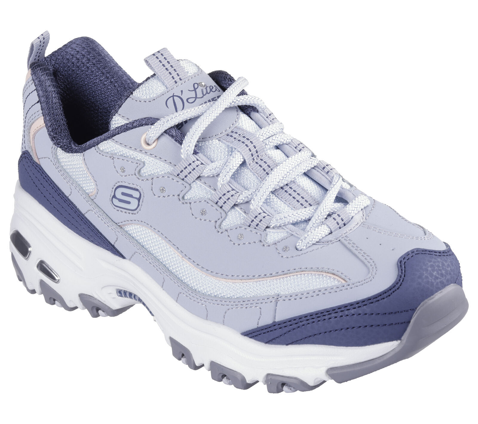 Skechers / D’Lites / POPULAR VOTE / Light Blue Multi / Memory Foam / Reg $80