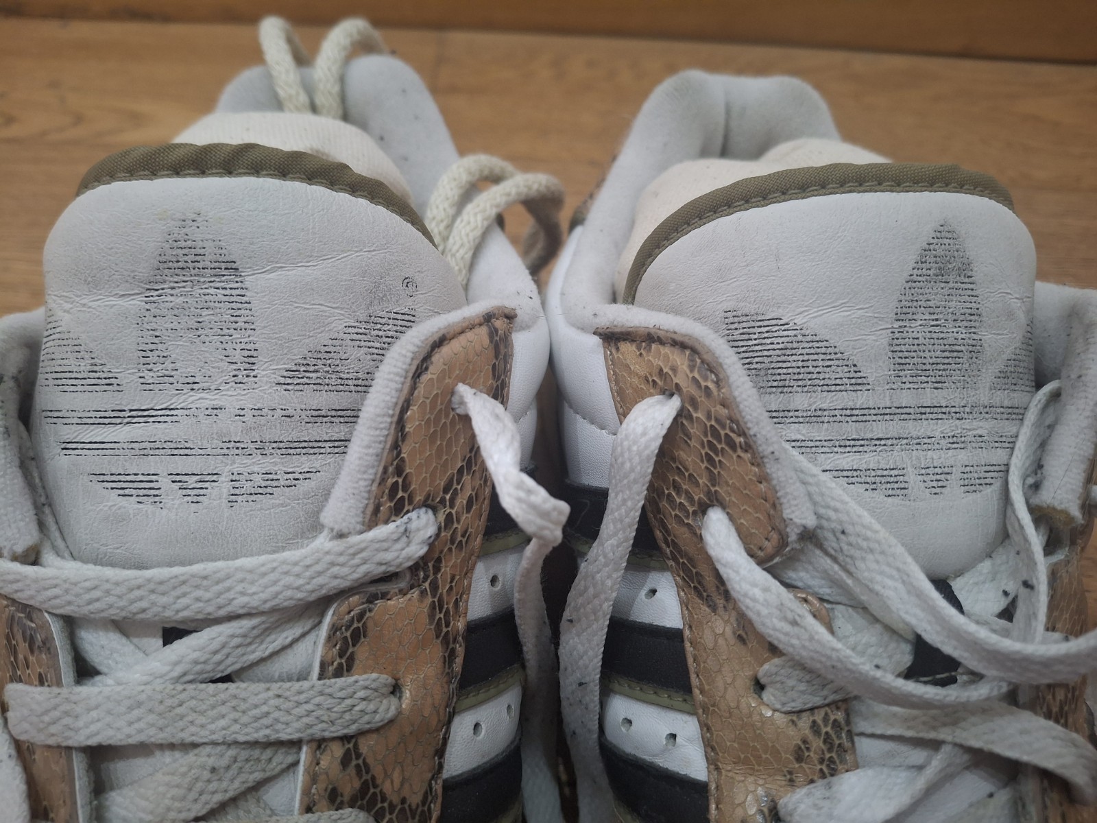 Rare Vintage Adidas Original Model Fleetwood Snakeskin Years 2004 – Size 43 1/3