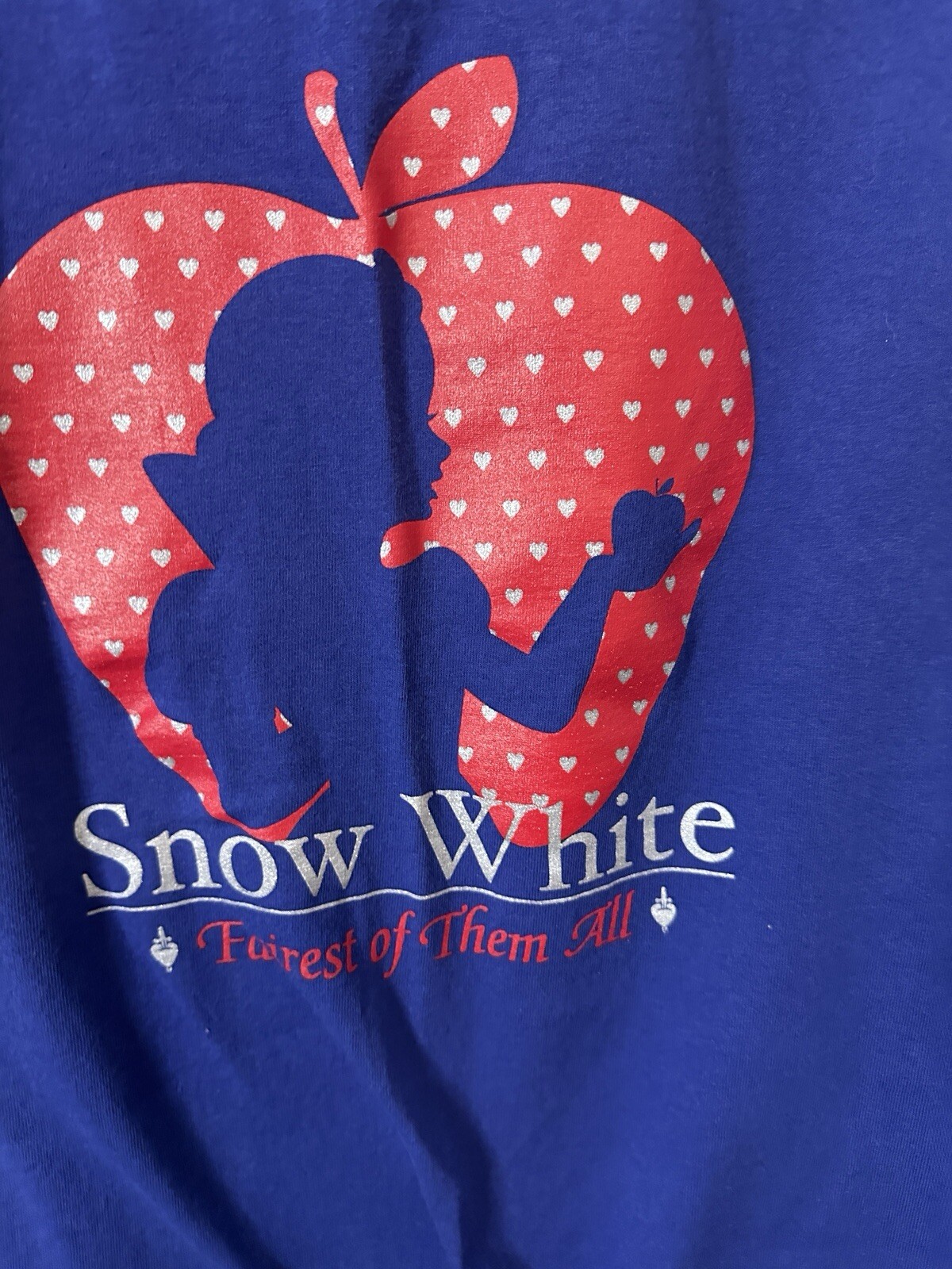 Disney Parks Snow White Blue Thick Strap Tank Top Shirt Size XL