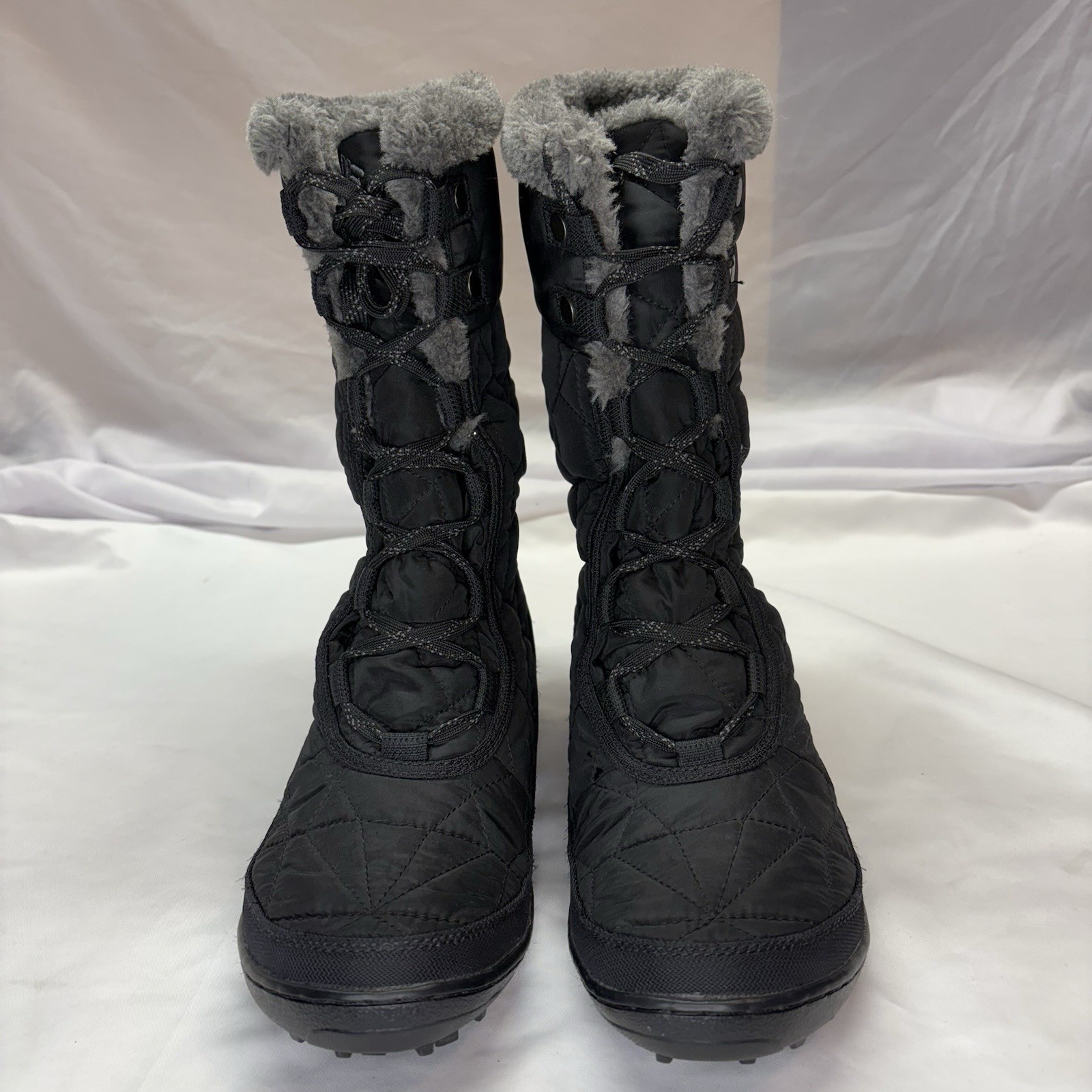 Columbia Women’s Minx Mid II Boot Size 8 Black Waterproof Winter Snow Omni Heat