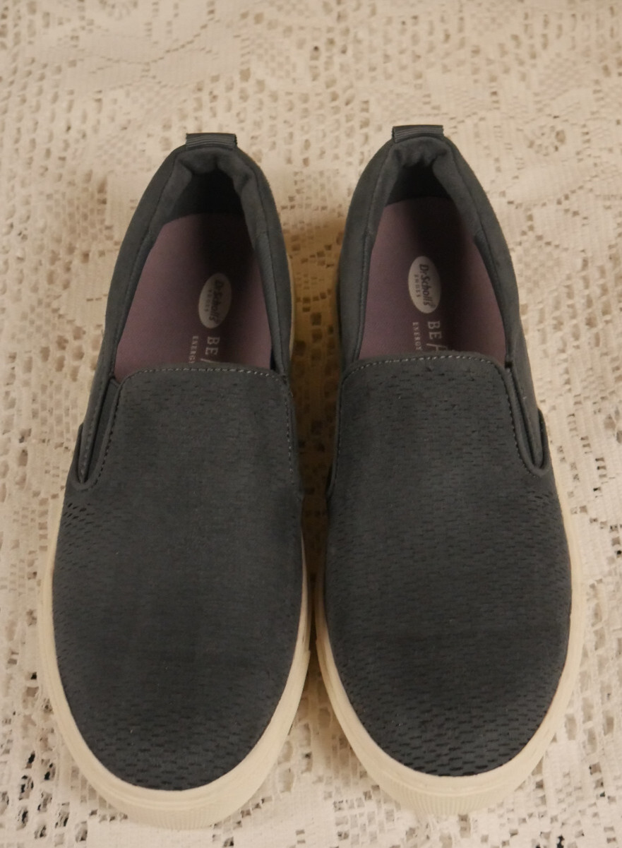 NEW WOMEN’S DR.SCHOLL’S NAVY BE FREE ENERGY TECH SLIP-ON PERFORATED SZ 7.5M SHOE