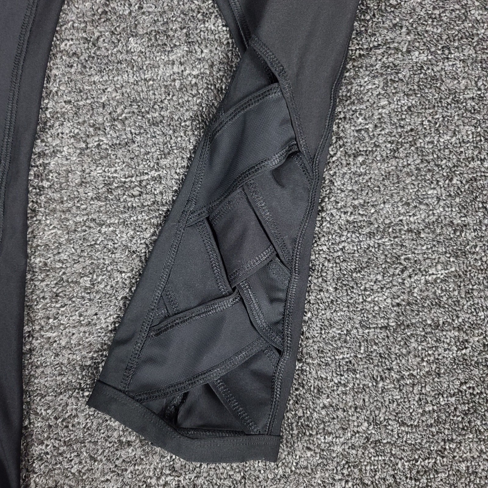 Active Queens Leggings Womens Medium Black Cropped Gym Yoga Running Workout