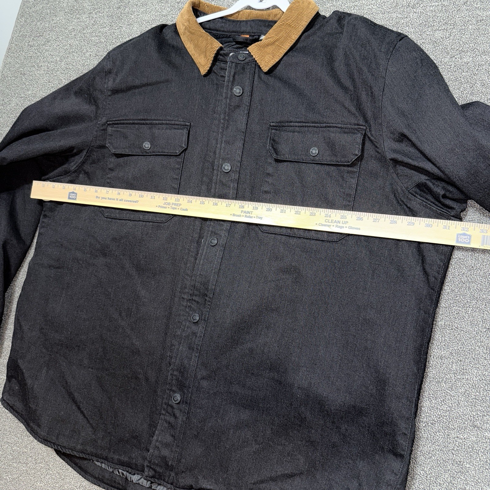 Harley Davidson Men’s 3XL Operative 2.0 Riding Sherpa Lined Shirt Jacket Black