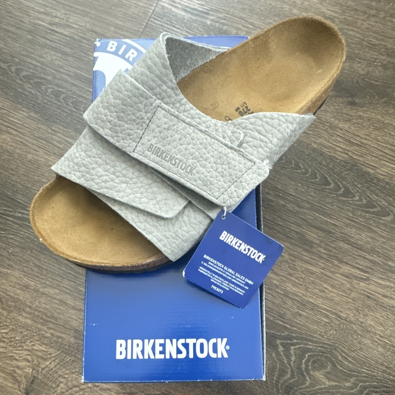 Birkenstock Kyoto Desert Buck Whale Gray US Men’s 9-9.5 BRAND NEW WITH BOX