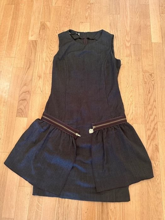Women Moschino Love Dress Brown Wool 38