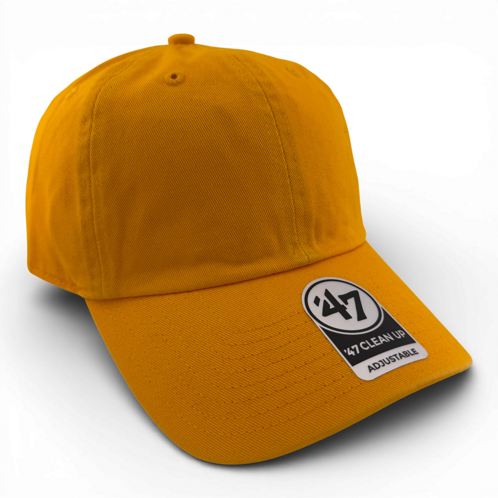 ’47 Brand Blank All Yellow (For Customs) Clean Up Adjustable Dad Hat Cap OSFA