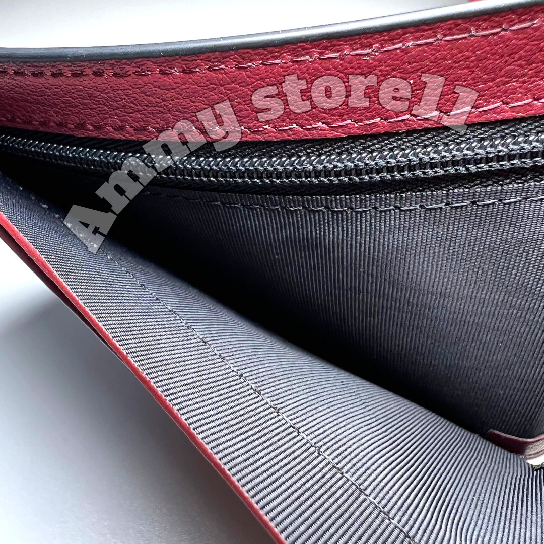 CARTIER Black Leather Bifold Wallet Palladium Corner Hardware Men’s Rare