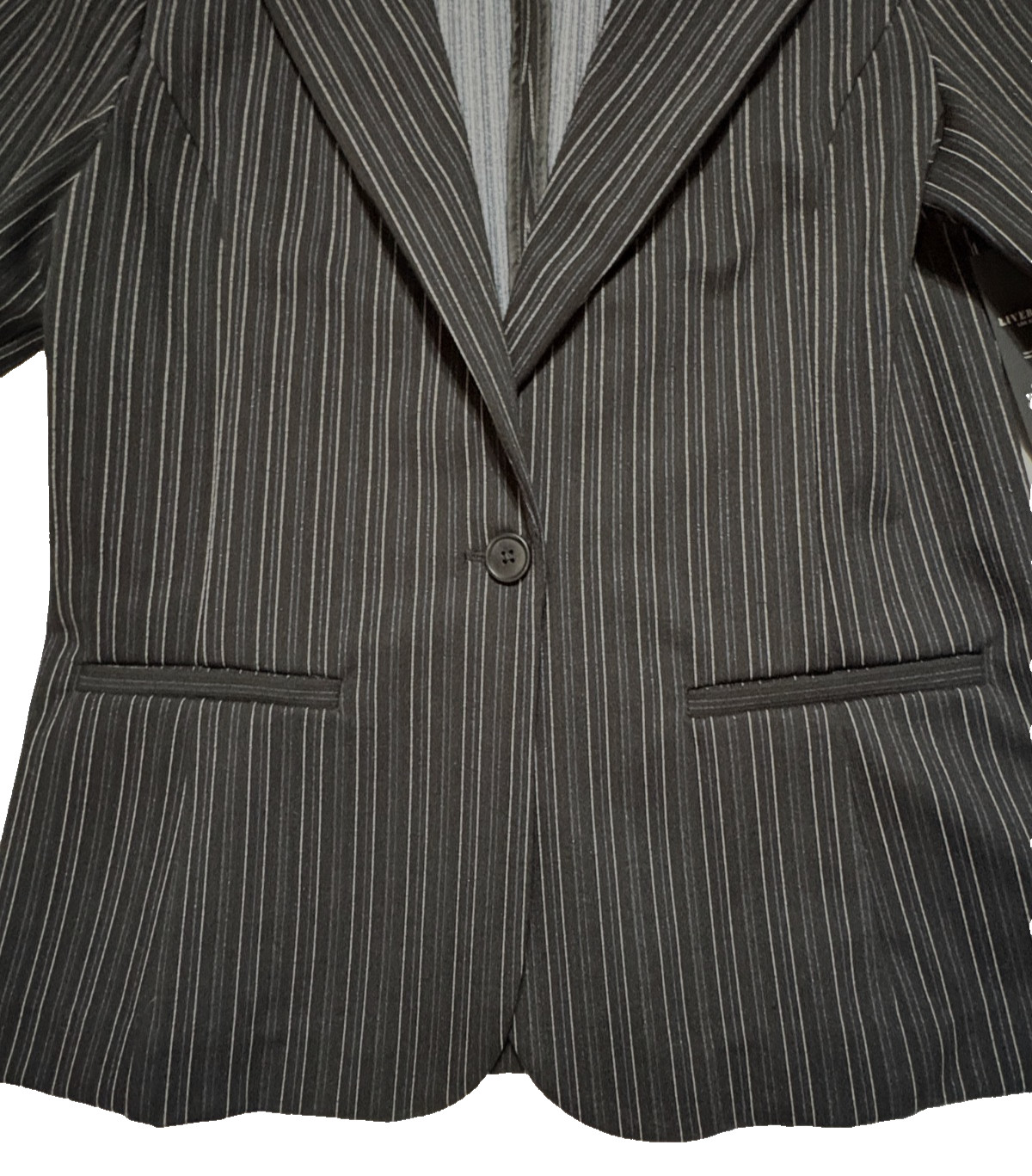 Liverpool Los Angeles Pinstripe Blazer Jacket Womens Small NWT Stretch Corporate