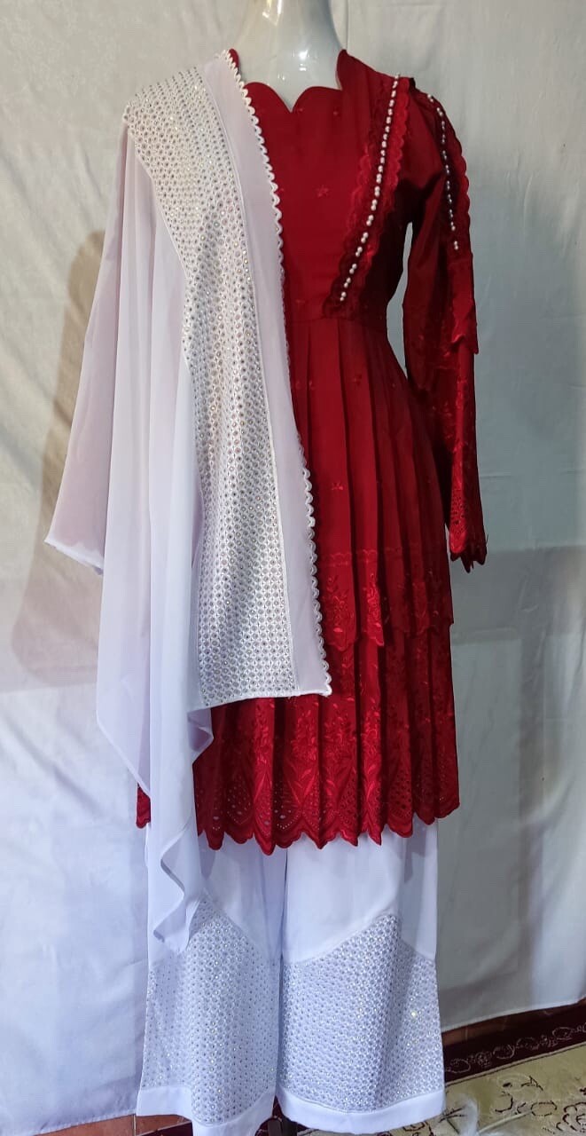 afghan TWO DAMANA clothes for women with deference colors.