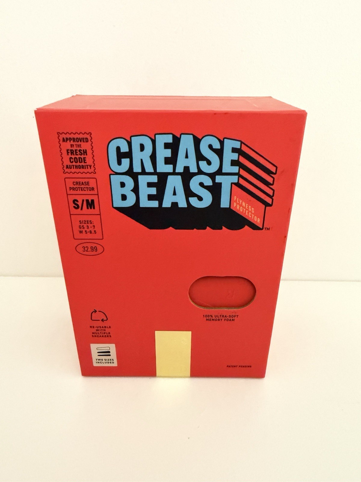 Crease Beast Starter Kit Premium Memory Foam Crease Protectors (Small/Medium)