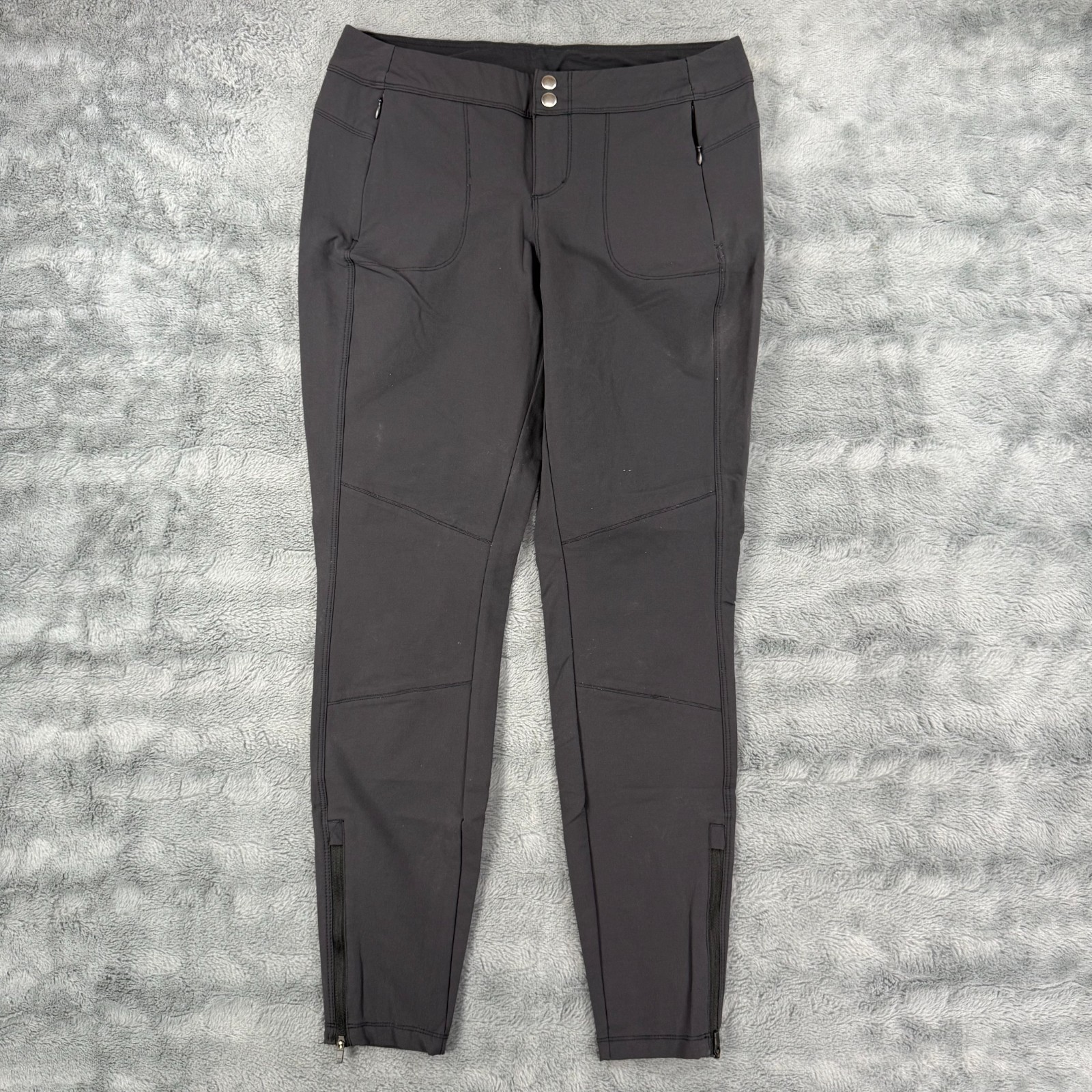 Kuhl 6321 Women’s Gray Nylon Elastane Transcendr Skinny Pants Size 8 Black