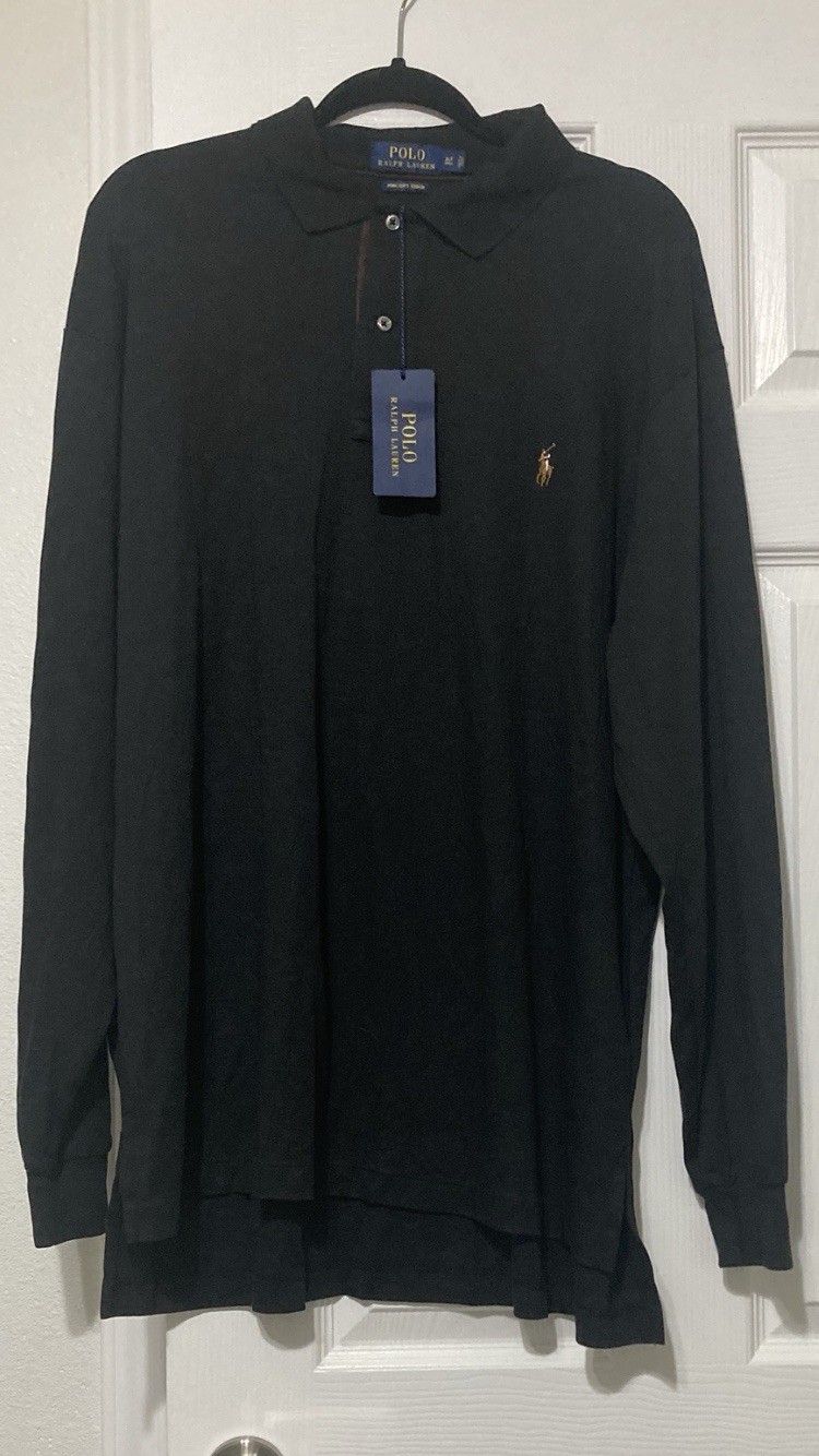 NWT MEN’S RALPH LAUREN POLO PONY XLT Tall Soft Long Sleeve Shirt