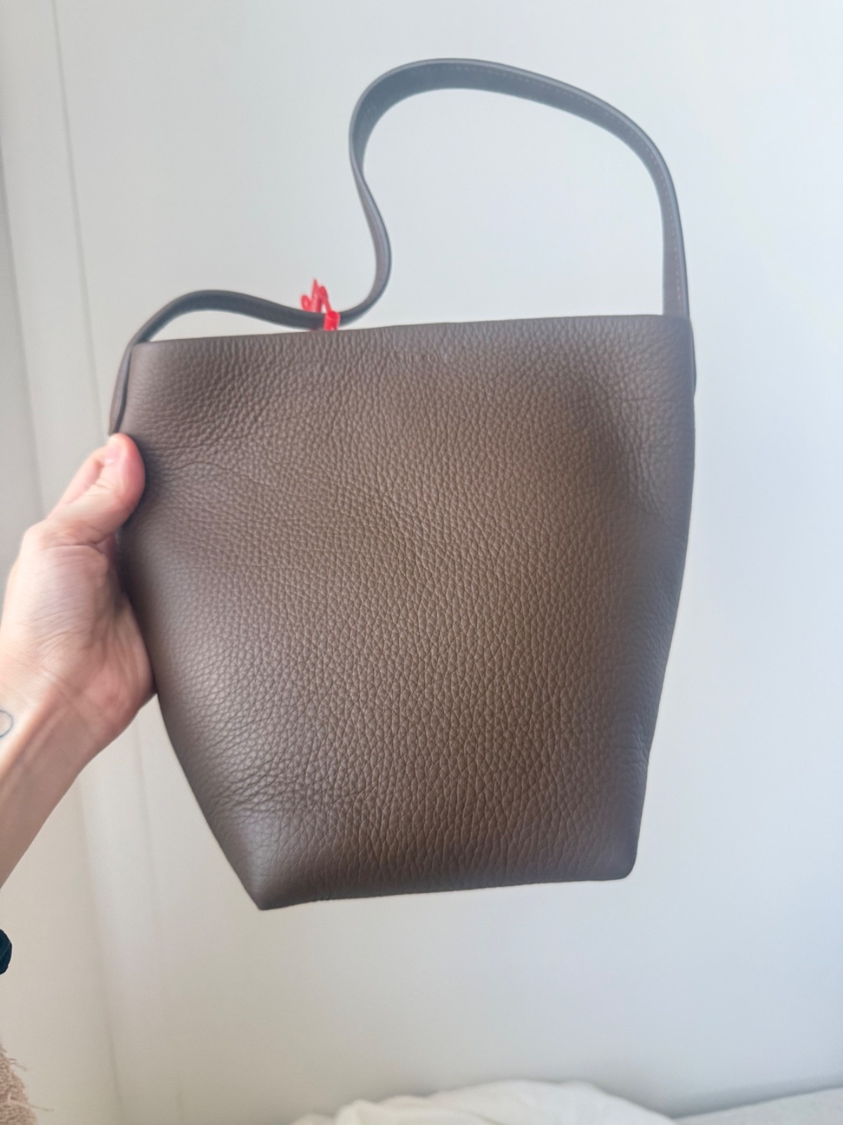 The Row Small N/S Park Leather Tote in Brown – Brand New, Never Used w/ Tag!