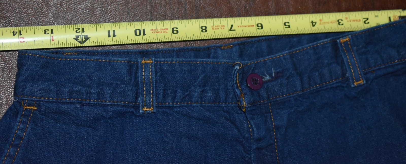 Vintage LEVI STRAUSS & CO BIG E ultra high waisted womens jeans Size 28 waist