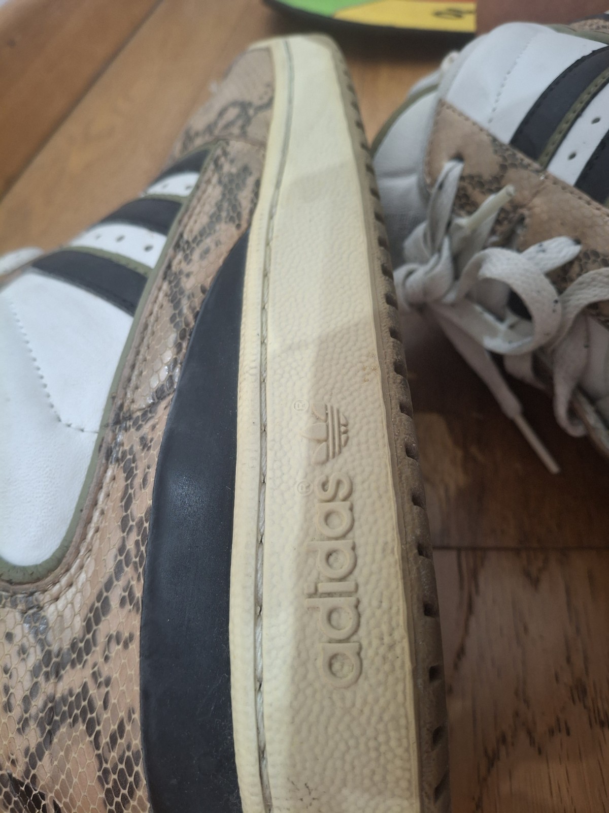 Rare Vintage Adidas Original Model Fleetwood Snakeskin Years 2004 – Size 43 1/3