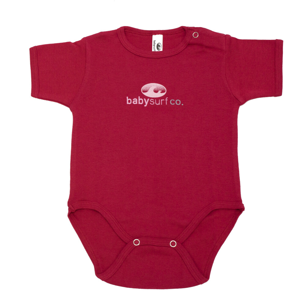Baby Surf Company One Piece Red Baby Toddler Clothing Short Sleeve 9-12 months