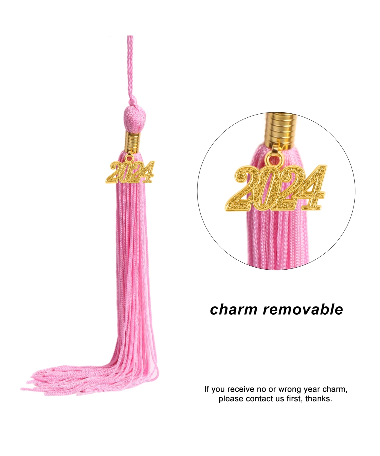 SAMDEEMI Unisex Adult Matte Graduation Gown Cap Tassel Set 2024 for High School