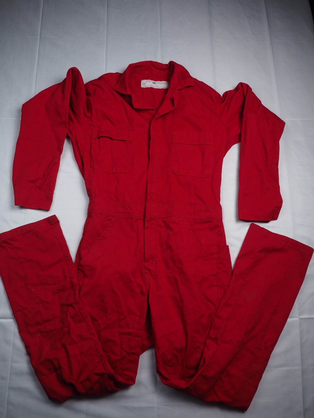 Vintage Red Kap Coveralls Small Regular S-RG Made In USA 100% Cotton Workwear