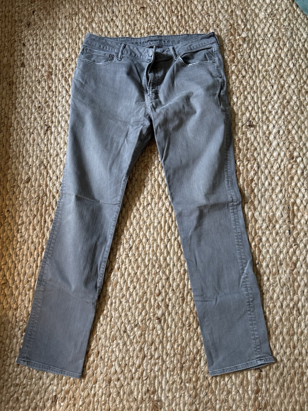 American Eagle Next Level Flex Slim Fit Gray Denim Jeans Stretch 5-Pocket