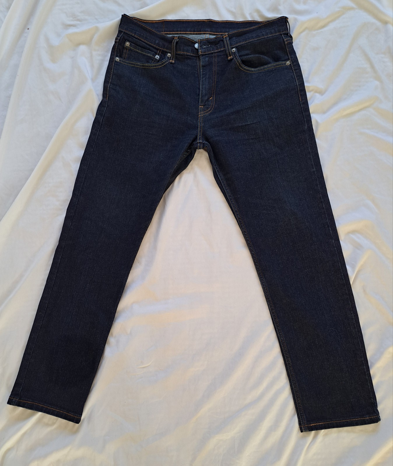 Levi’s 502 Men’s Regular Taper Jeans Blue W32 L30 (Actual 33×27.5)