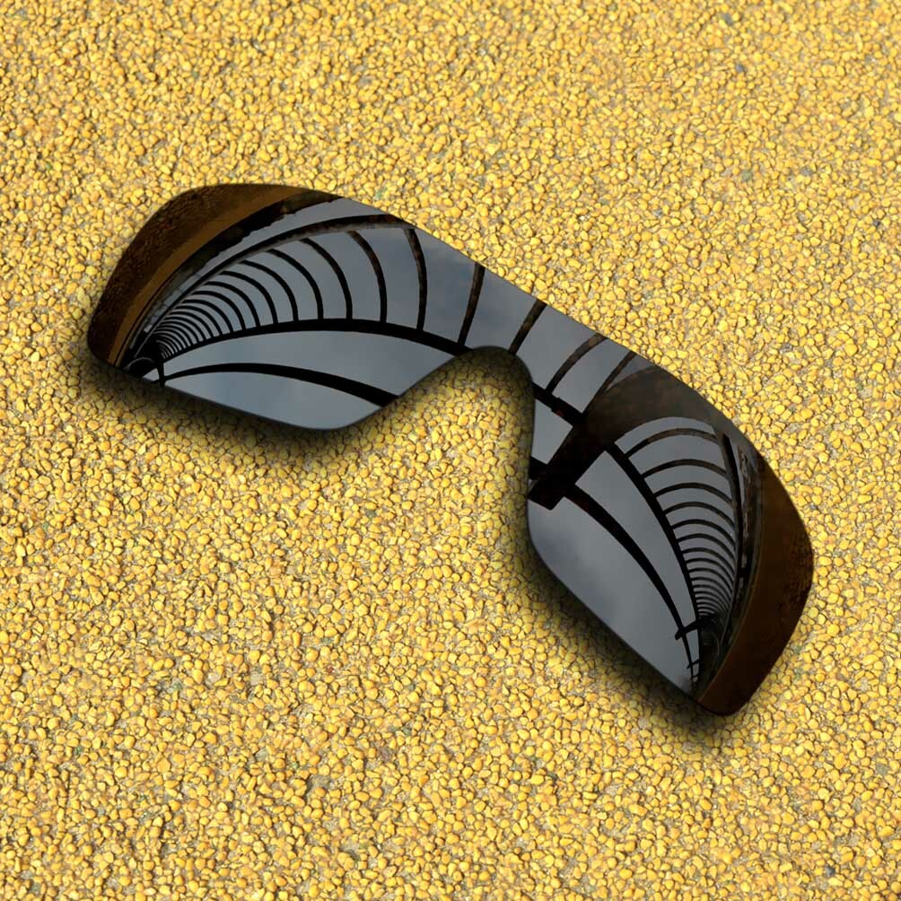 4 Pcs Lenses Replacement for-Oakley Straightback Polarized-Black&Silver&Blue&Red