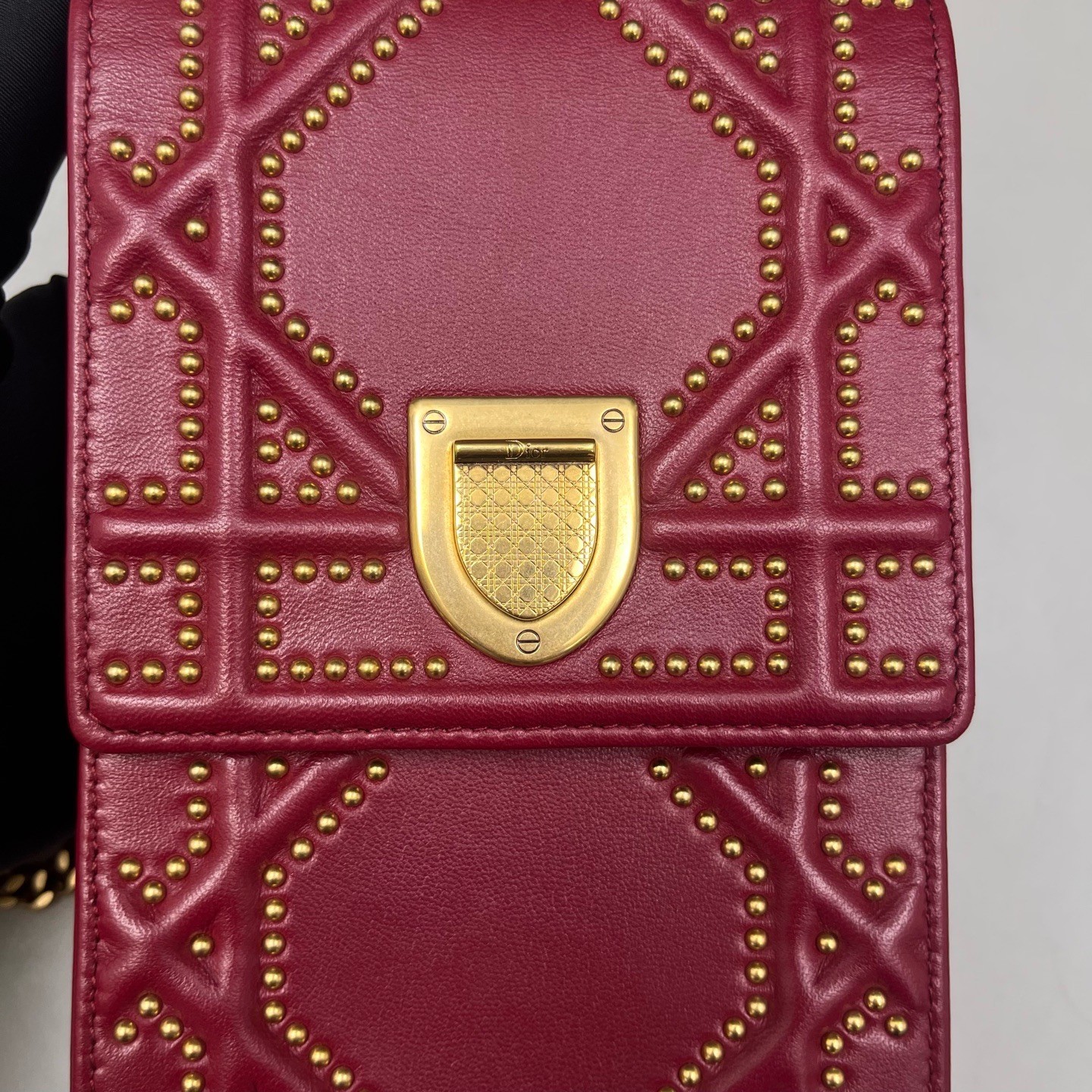 Dior Pre-Owned Authentic Luxury Handbag Red 11*17*8cm Free Tracked Shipping