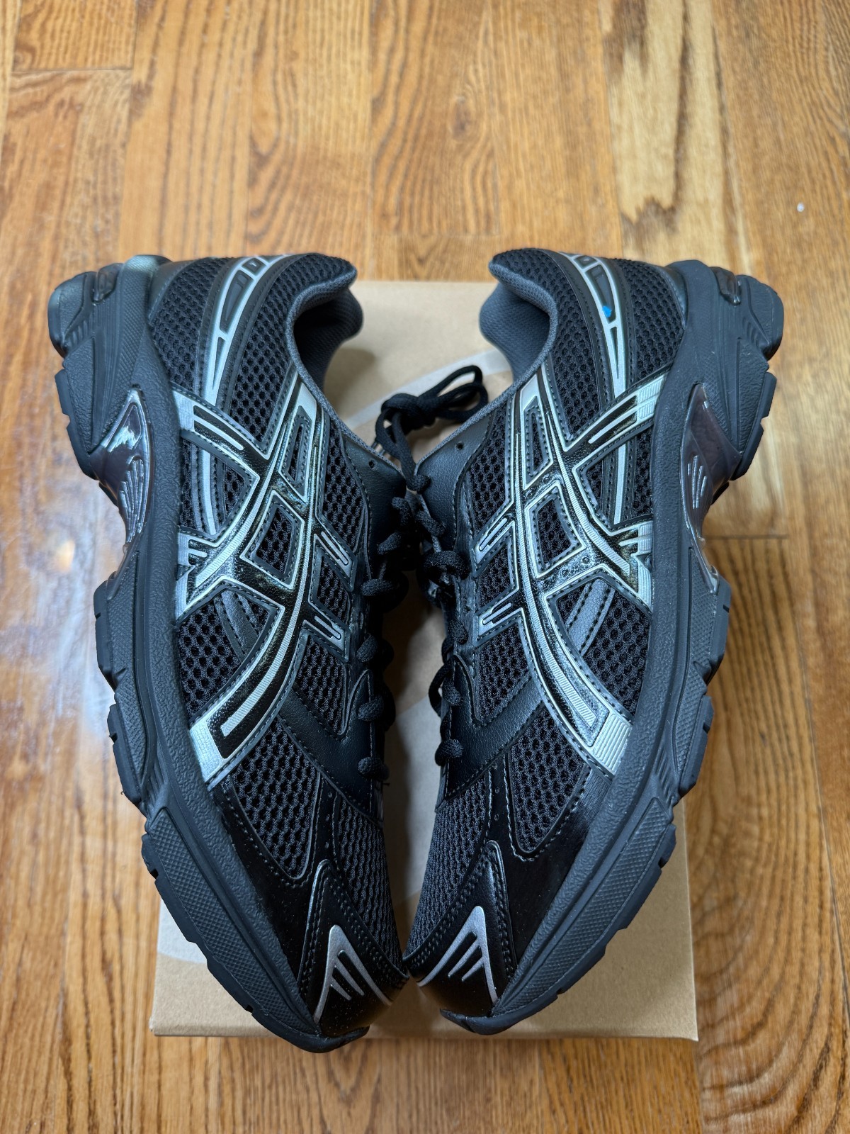 ASICS Gel 1130 Black Pure Silver 1201A906-001 Men Size 10