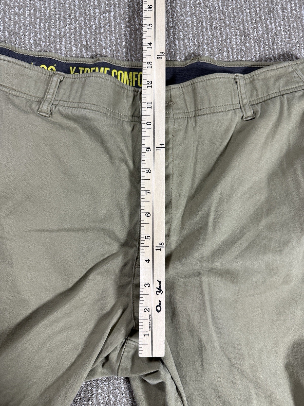 Lee Extreme Comfort Straight Fit Pant 40×30 Khaki Performance Gorp Campcore