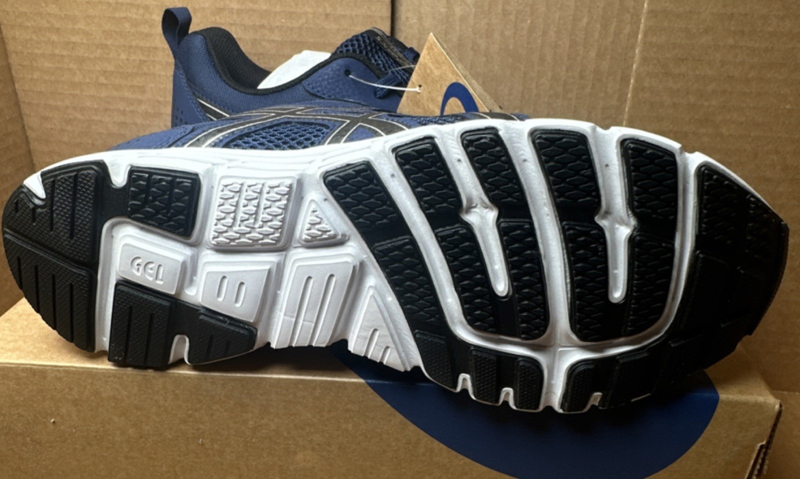 ASICS GEL-33 RUN Men’s Lace-Up Running Shoes Blue/Black 1011B438-402