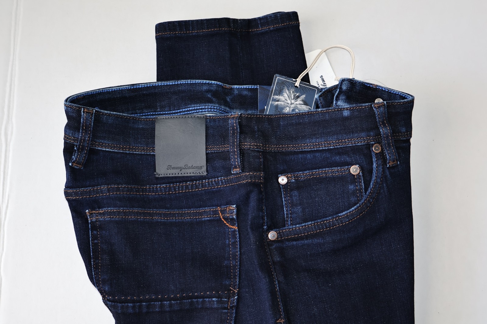 Tommy Bahama Indigo Palms Jeans Dark Indigo Wash ST124495 New 32×32 32 Waist