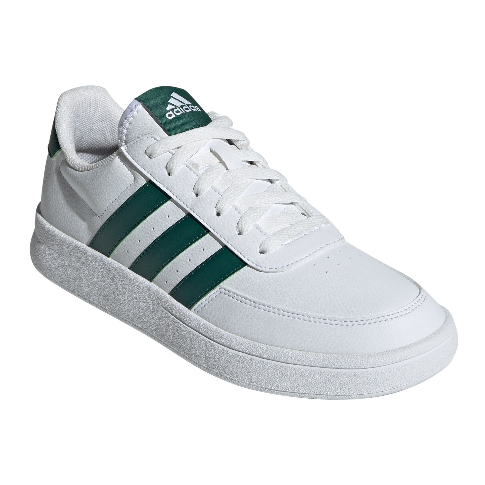 adidas Men’s Court Shoe Lace Closure TPU 3-stripes Textile lining Black White
