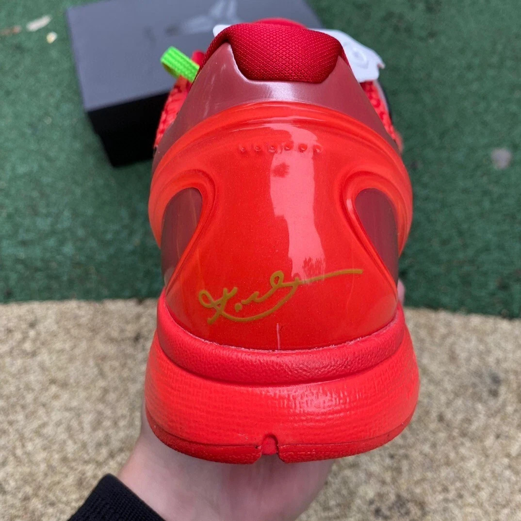 Kobe 6 Protro Reverse Grinch FV4921-600 All Men’s Size US -12