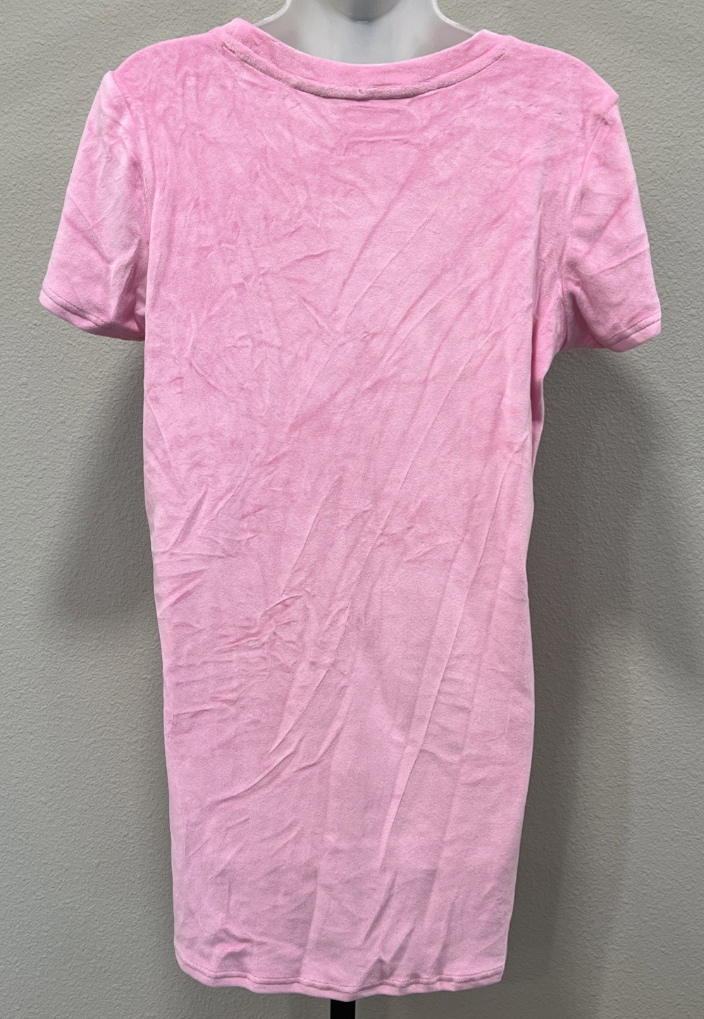 Juicy Couture Sleepwear Pink Rhinestone Logo Nightgown Medium Velour Bling
