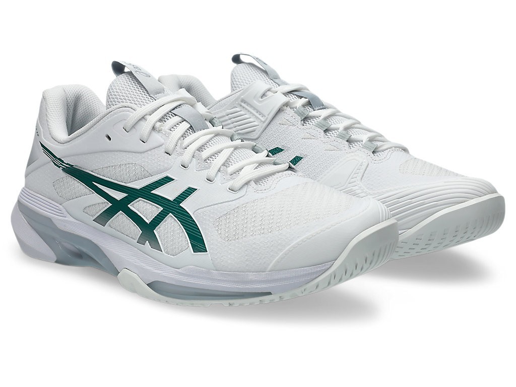 ASICS Tennis Shoes SOLUTION SPEED FF 4 All Court 1041A532.103 White / Pitch Gree