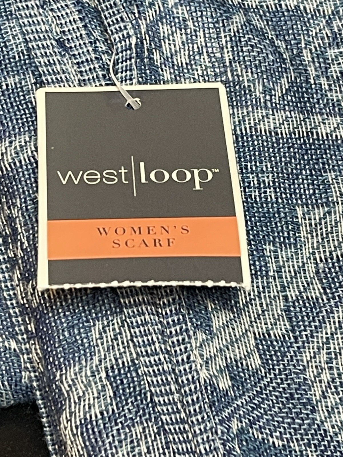 NWT Beautiful West Loop Blue Pashmina Scarf Wraps