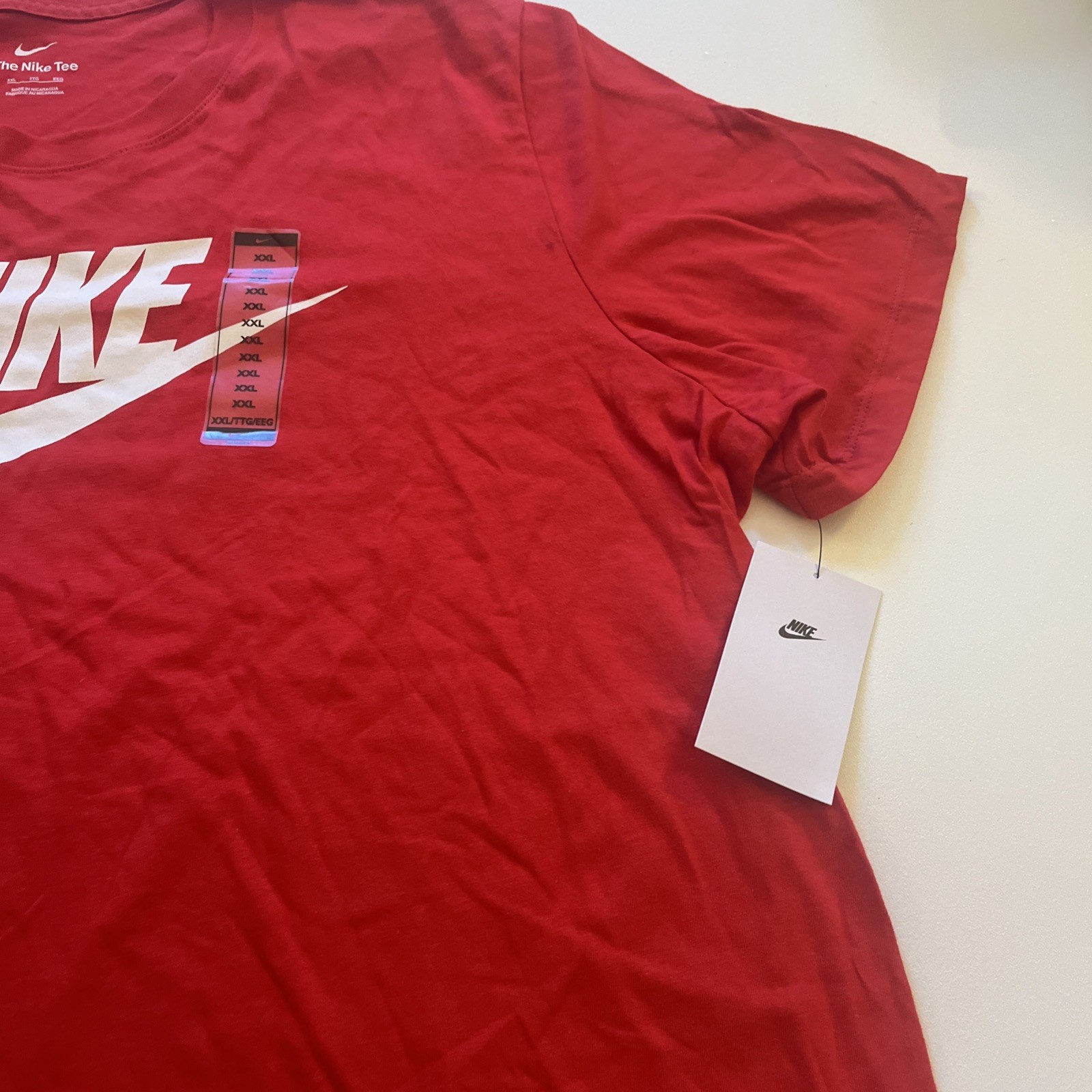 Nike Men’s T-Shirt Athletic Log Printed Short Sleeve Tee Size 2X.