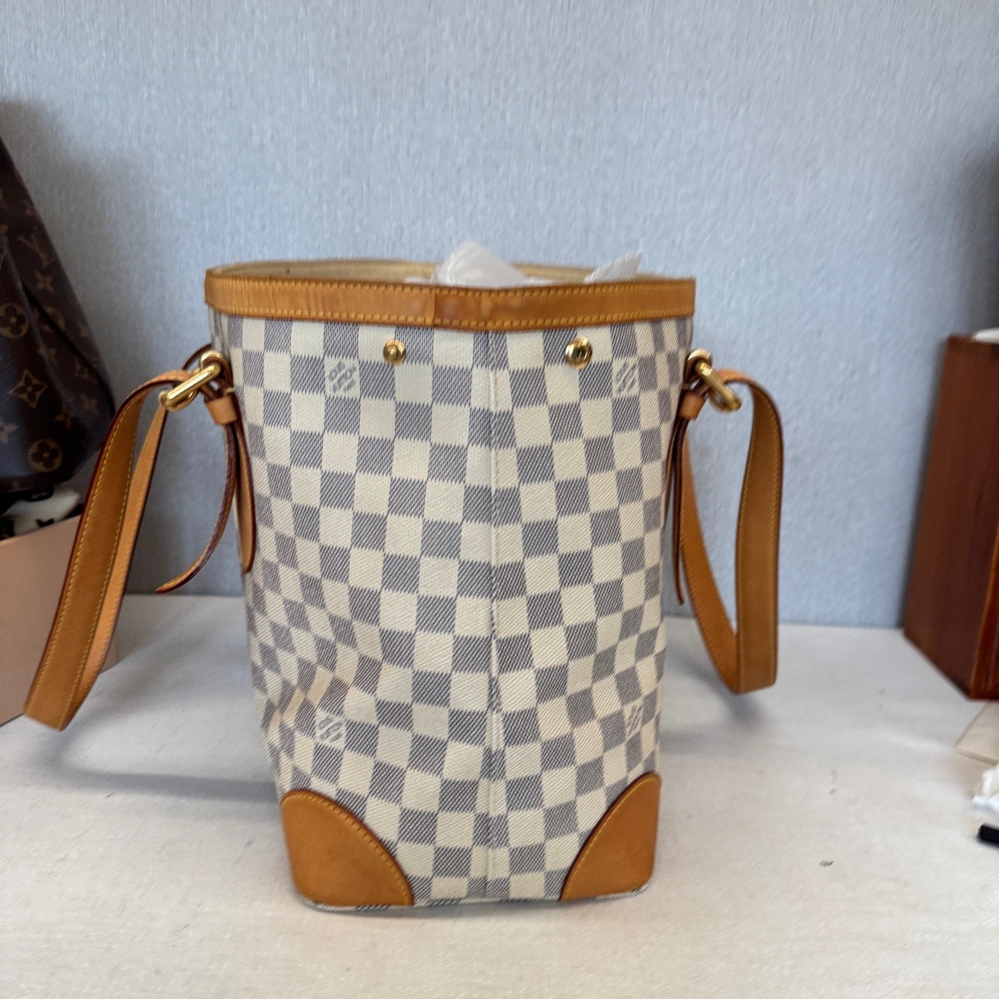 Louis Vuitton Pre-Owned Authentic Tote 35*29*17cm Free Tracked Shipping