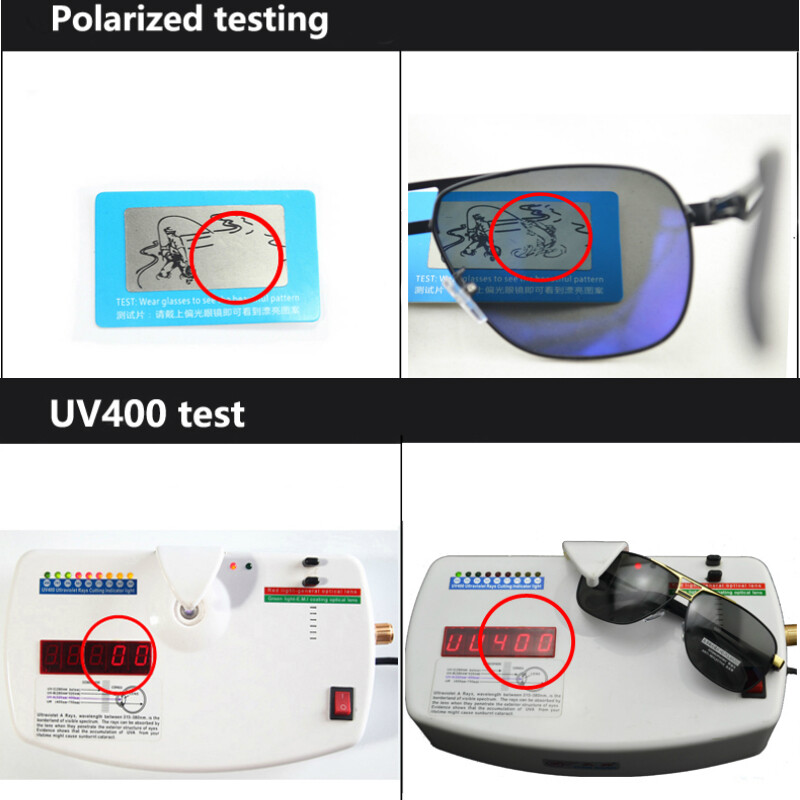HD Polarized Photochromic Sunglasses Men Chameleon Driving Sport Glasses Eyewear