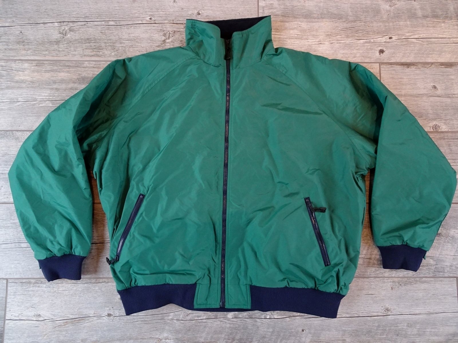 New – Hartwell Fleece Lined Explorer Jacket – Green/Navy Fleece Lining L – 3XL