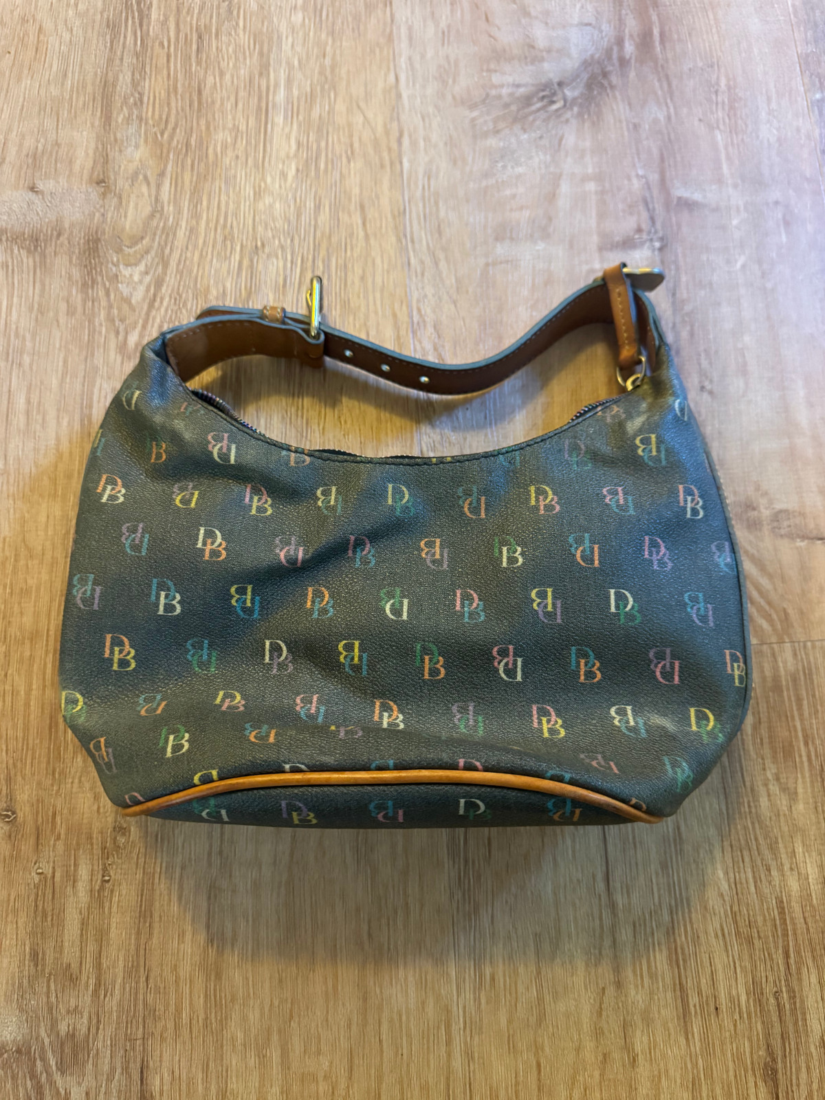 Dooney & Bourke Vintage Rainbow Logo Bag Pre-owned