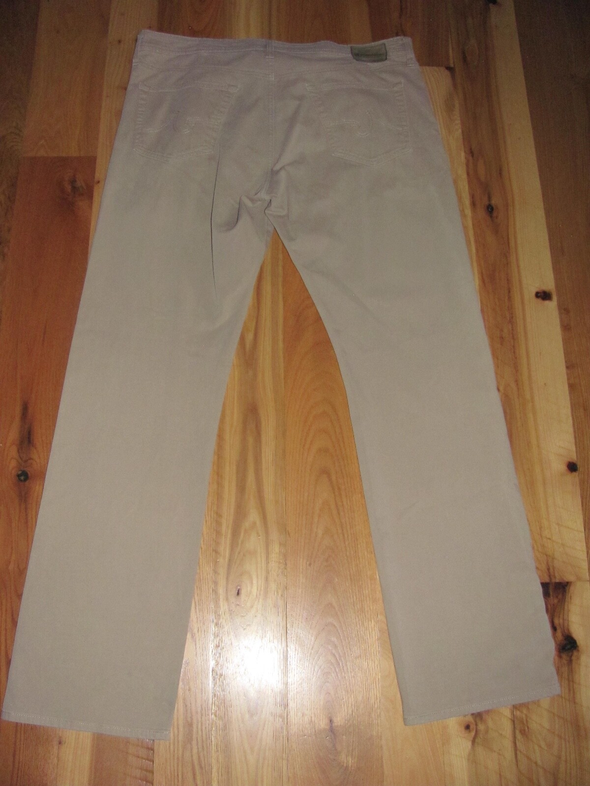 AG Adriano Goldschmied Protege Oatmeal Straight Leg Pant Men’s 38 x 34 (TD10-re)