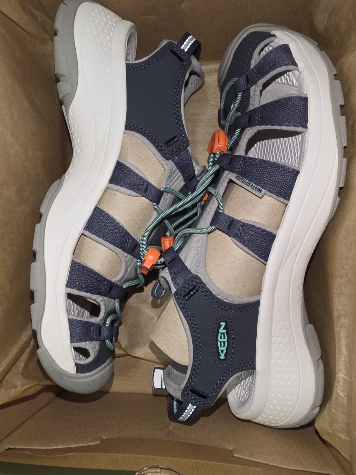 Keen Astoria West Sandal Size 9.5 Navy/Beveled Glass