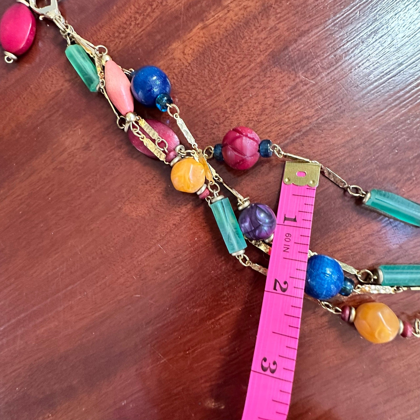 Multi Color Gold tone Waist Belt Chain Layer Accessory 80s 90s Y2k Clubbing