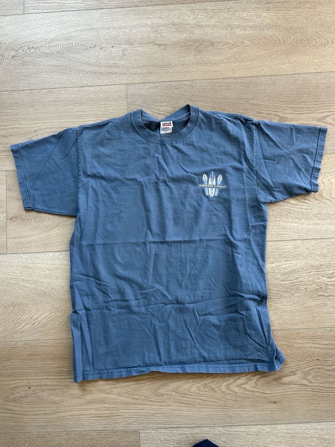 Vintage Anvil Santa Cruz California Surfboard Graphic T-Shirt