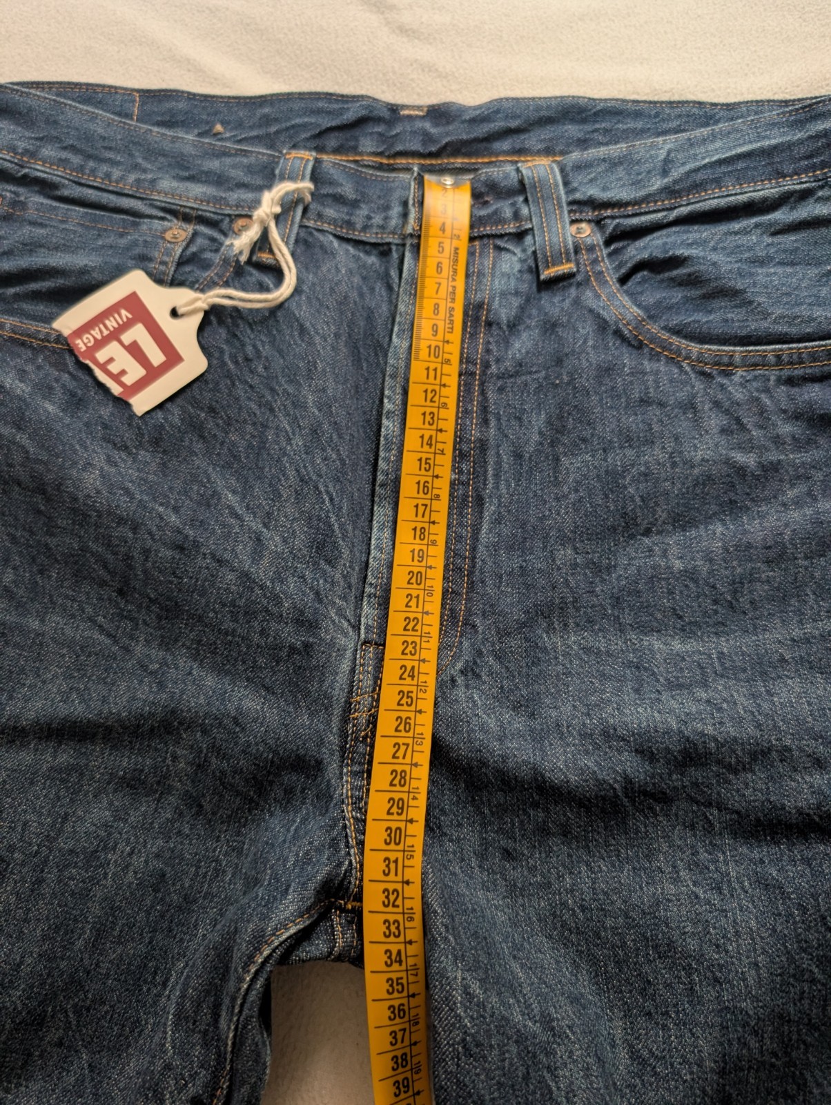 Levi’s 501xx Big E 1947 W36 L32 LVC Men Denim Selvedge Japan Blue Cotton Rivets