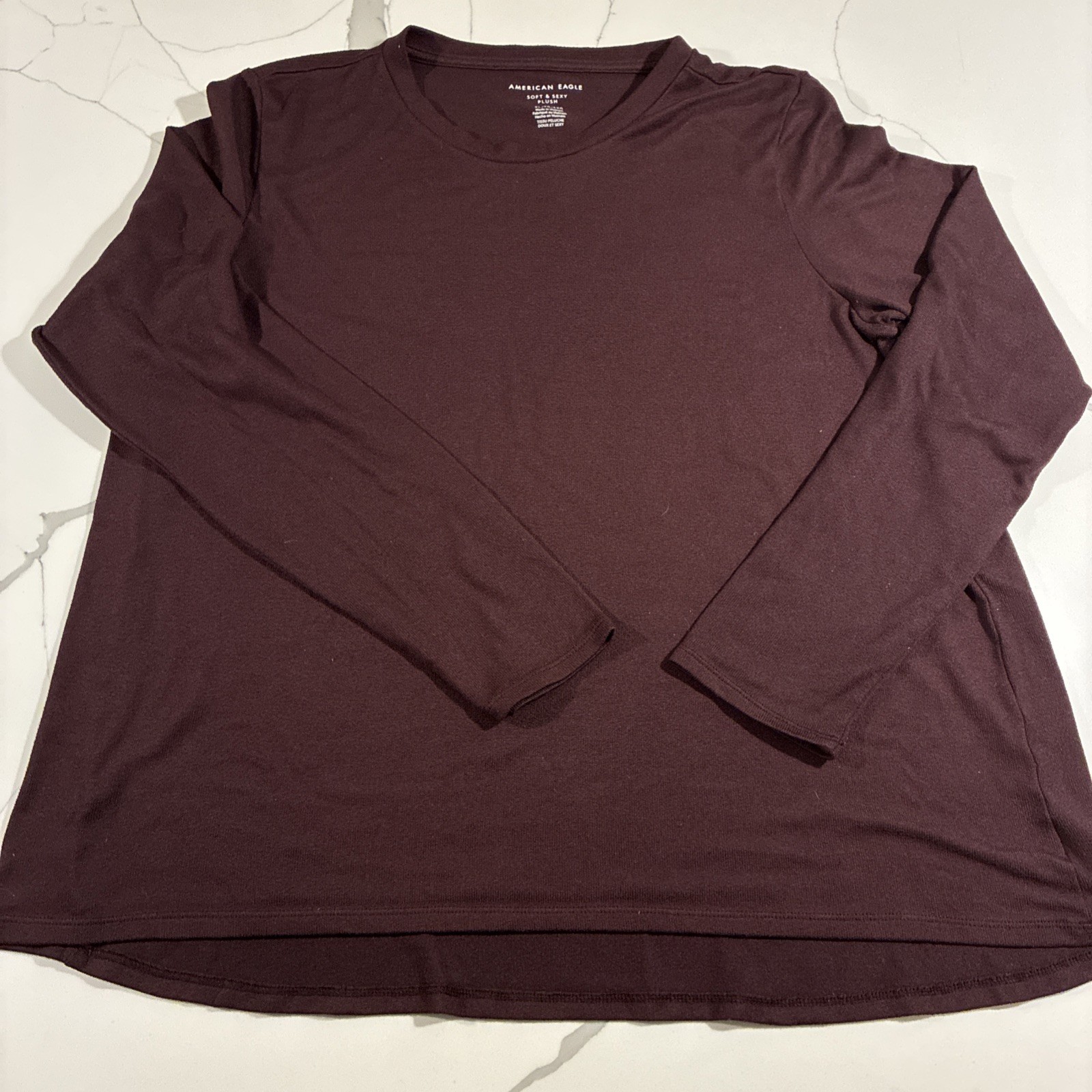 American Eagle Women’s Soft & Sexy Plush Shirt XL Preowned Great Condition